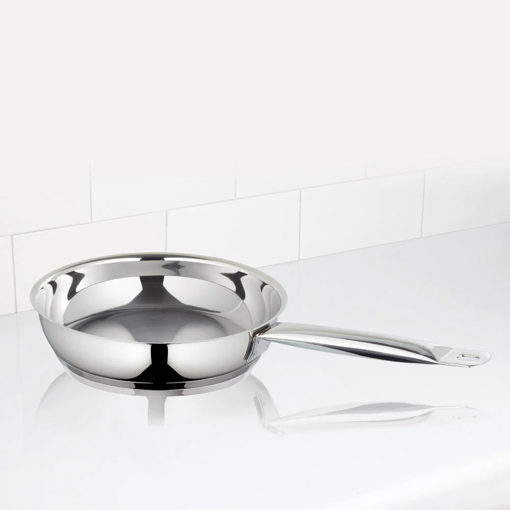 Borosil Cookfresh SS Frying Pan, 1.5L