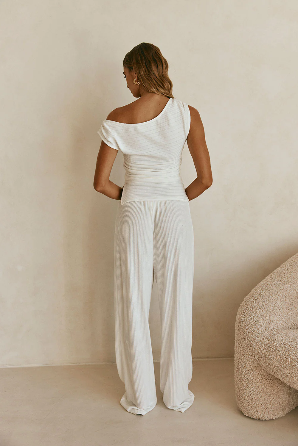 SAMPLE-Deni Top - White