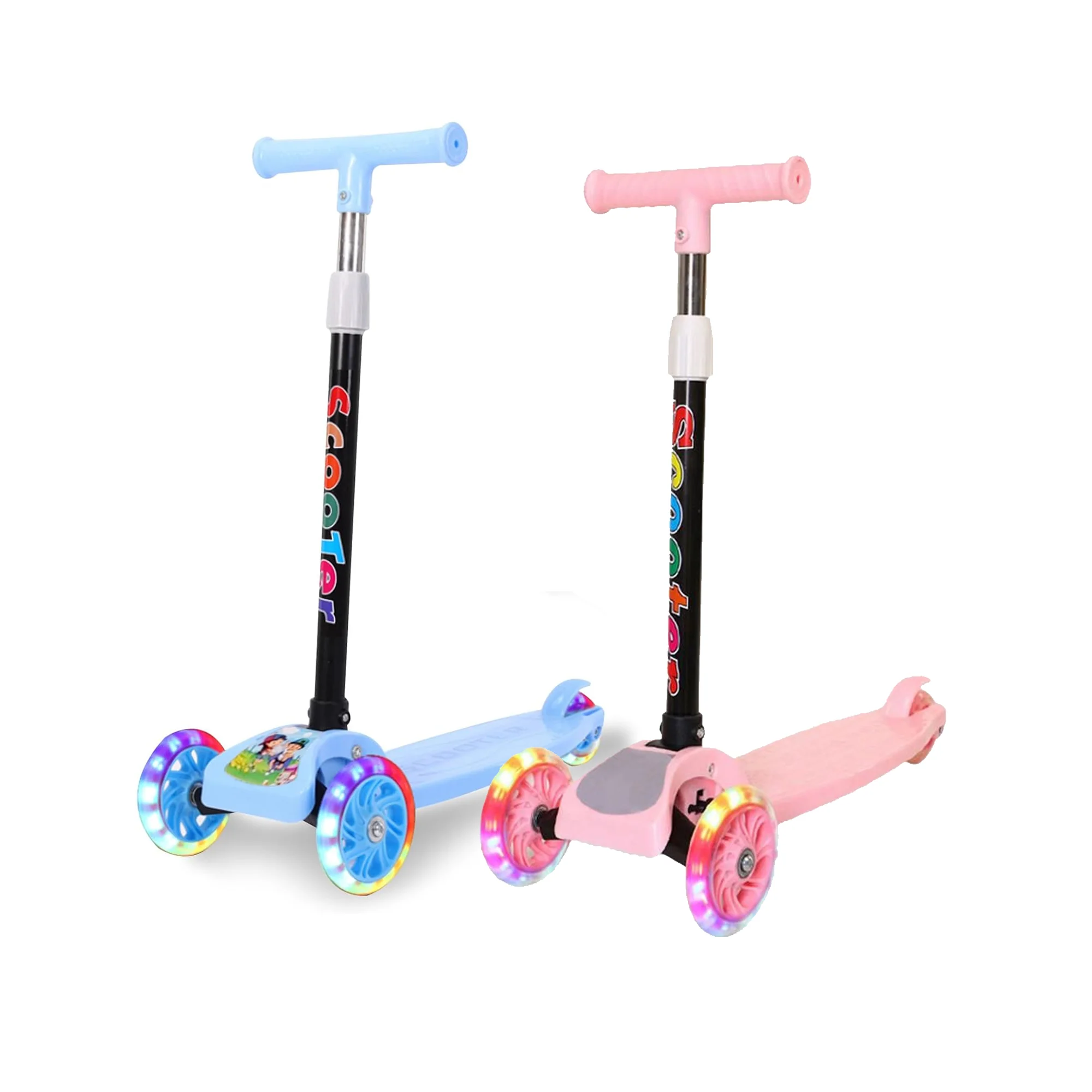 Conti Kids Scooter Pink and Blue ×2