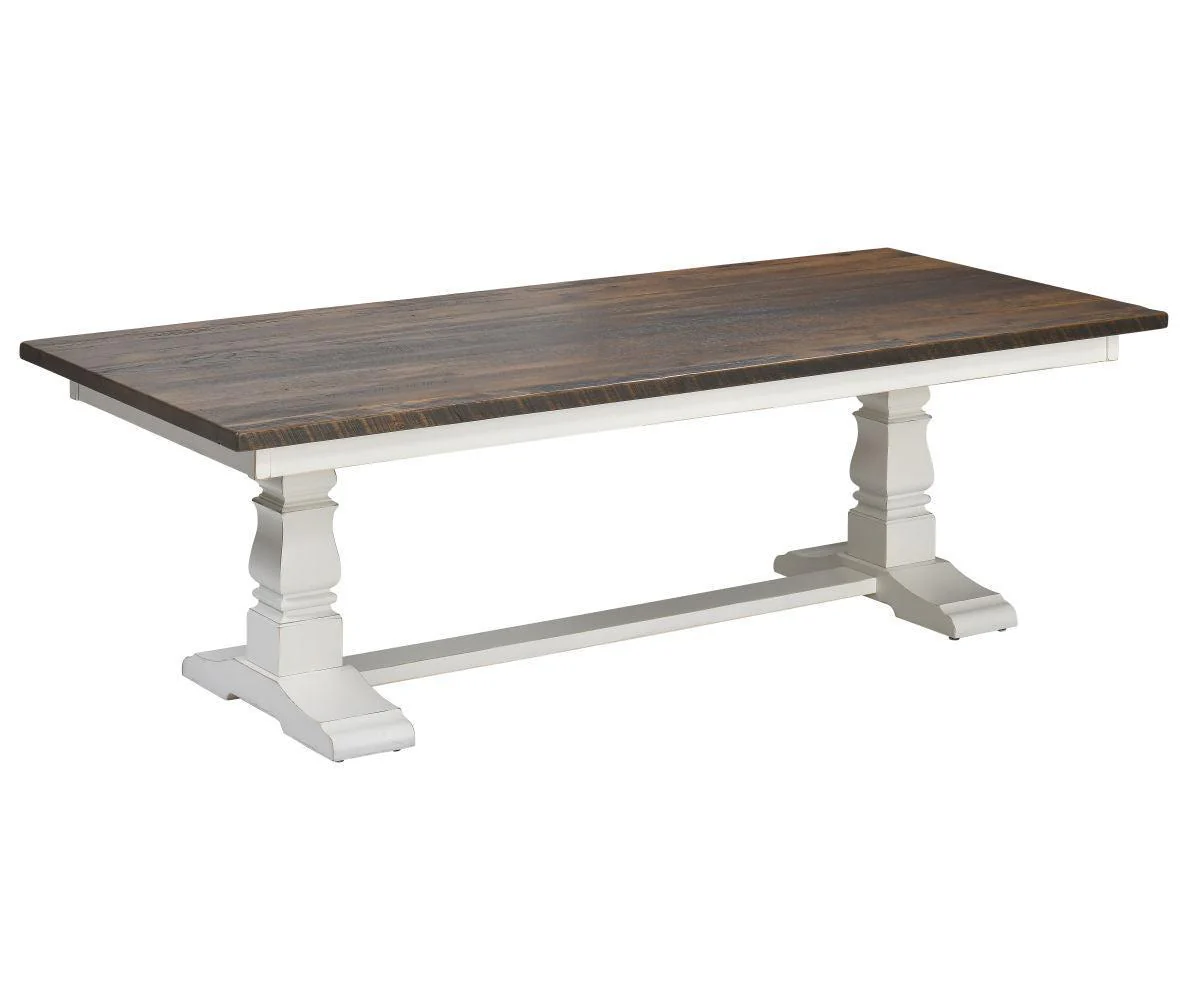 Amish Kimberley Trestle Table - Quick Ship