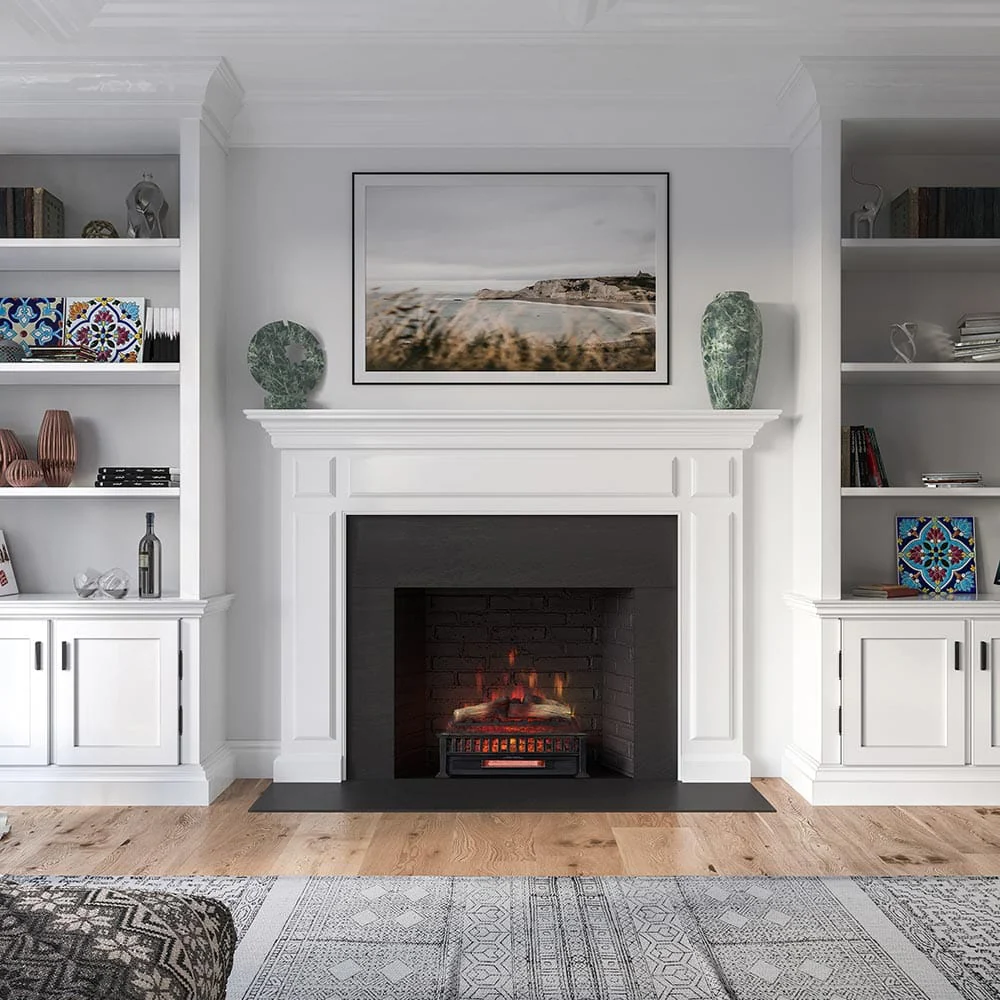 Country Living 23-in Infrared Electric Fireplace Log Set