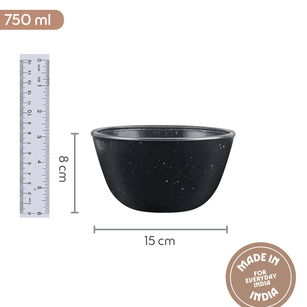 Colors Pebble Black Bowl