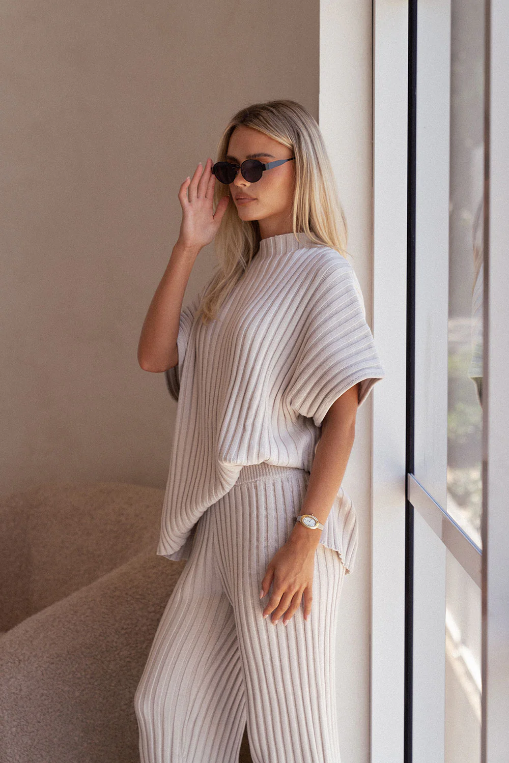 SAMPLE-Celine Pants - Sand