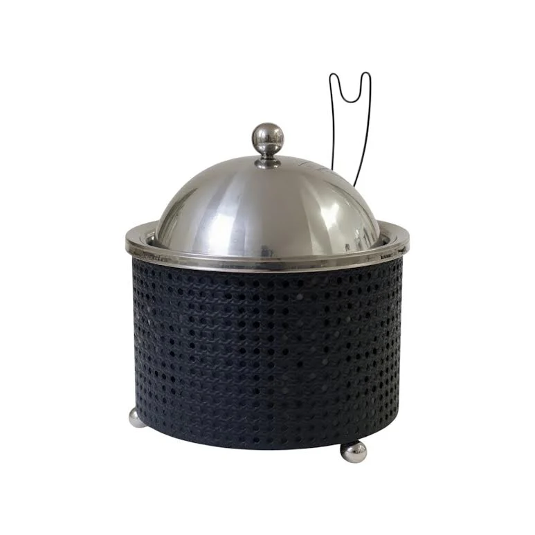 2.5Lt Chafing Dish with Mesh Design Black & Stainless Steel