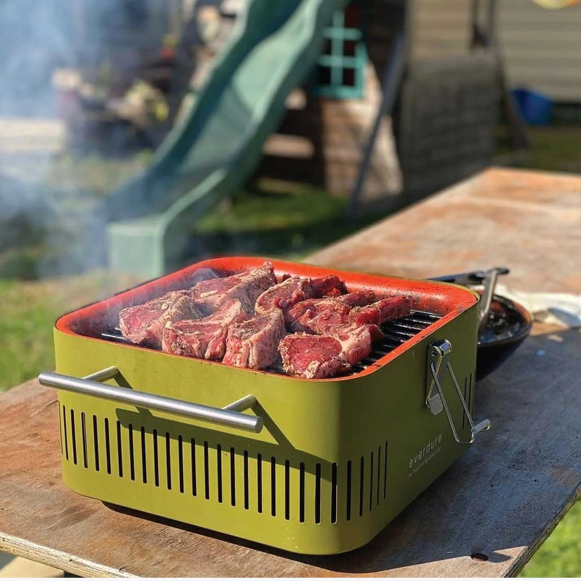 Everdure Cube Portable Braai - Khaki