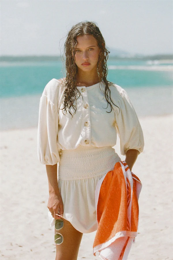 SAMPLE-Isle Dress - Towelling