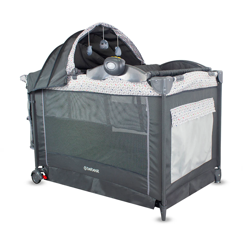 CUNA CORRAL PLAY VERONA 6070 NEGRO BEBESIT -