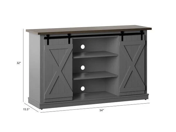 Killian TV Stand in Huron Gray
