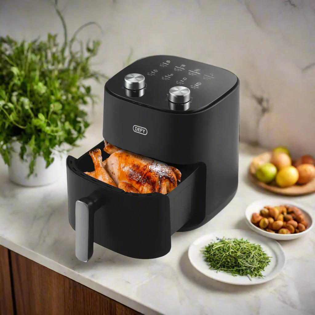 Defy 4.7Lt Manual Airfryer Black