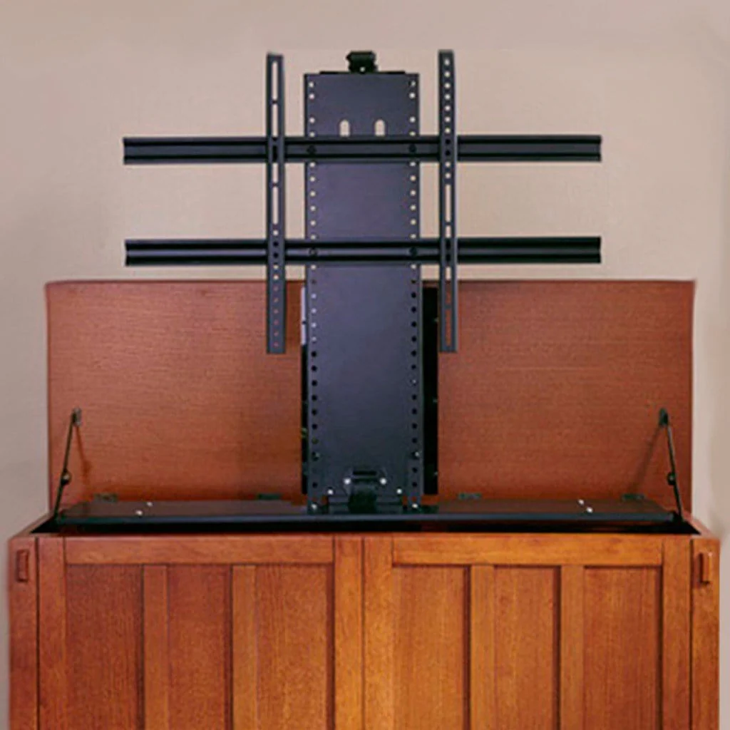 The Elevate 72006 Mission Style Smart TV Lift Cabinet for 50 Inch Flat screen TVs