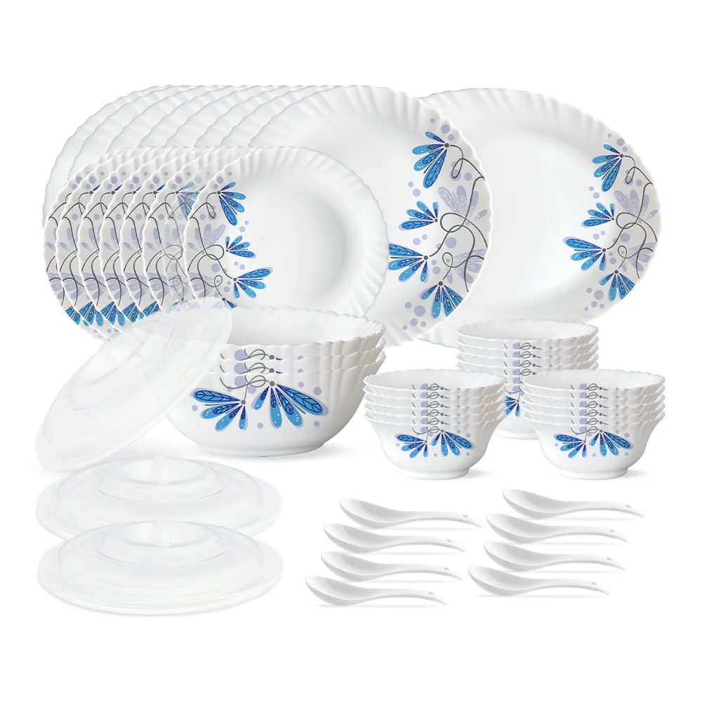 Larah by Borosil Twilight 47 pc Dinner Set