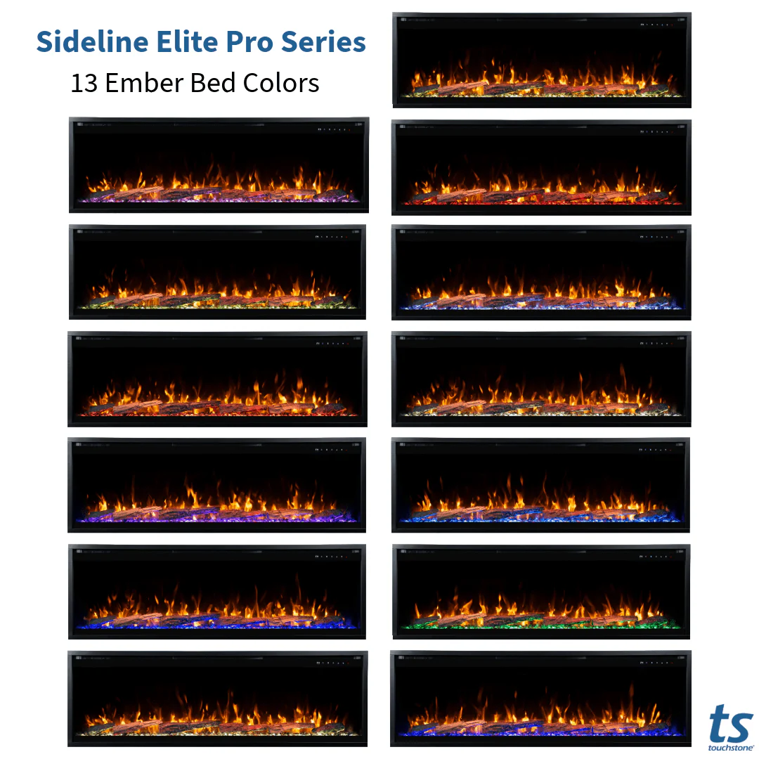 Sideline Elite Pro 100-inch Smart Electric Fireplace 80063