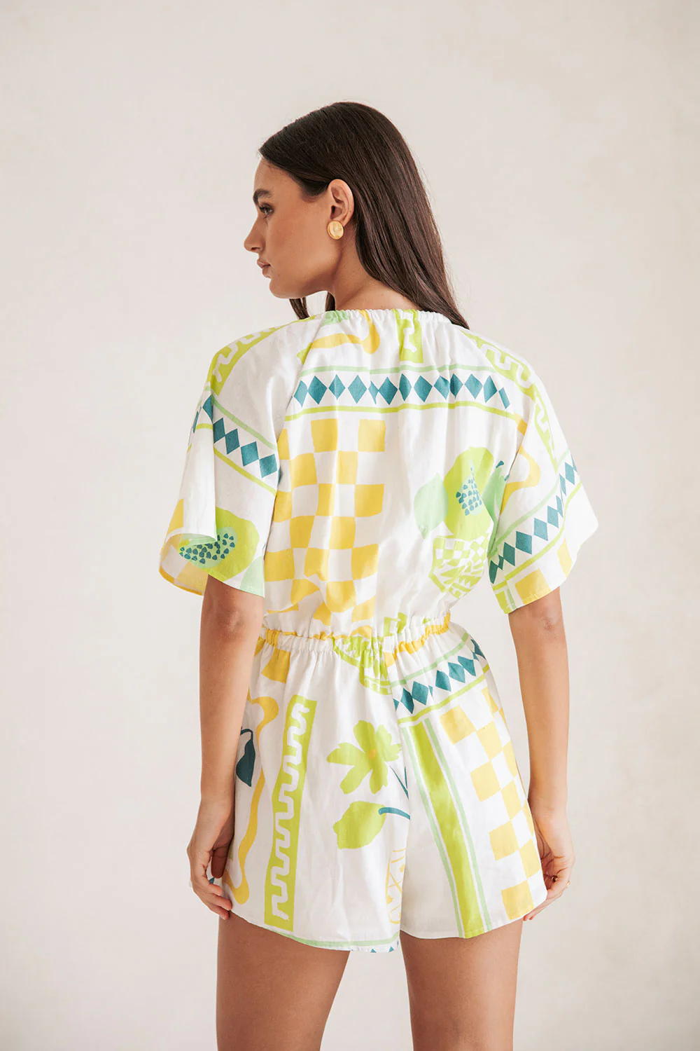 SAMPLE-Arella Playsuit - Prego Verde