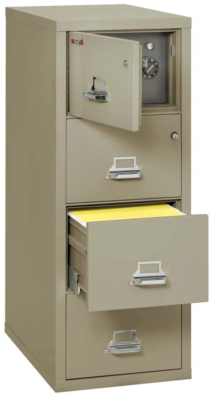FireKing 4-2131-CSF 4 Drawer Legal Safe In A Fire File Cabinet