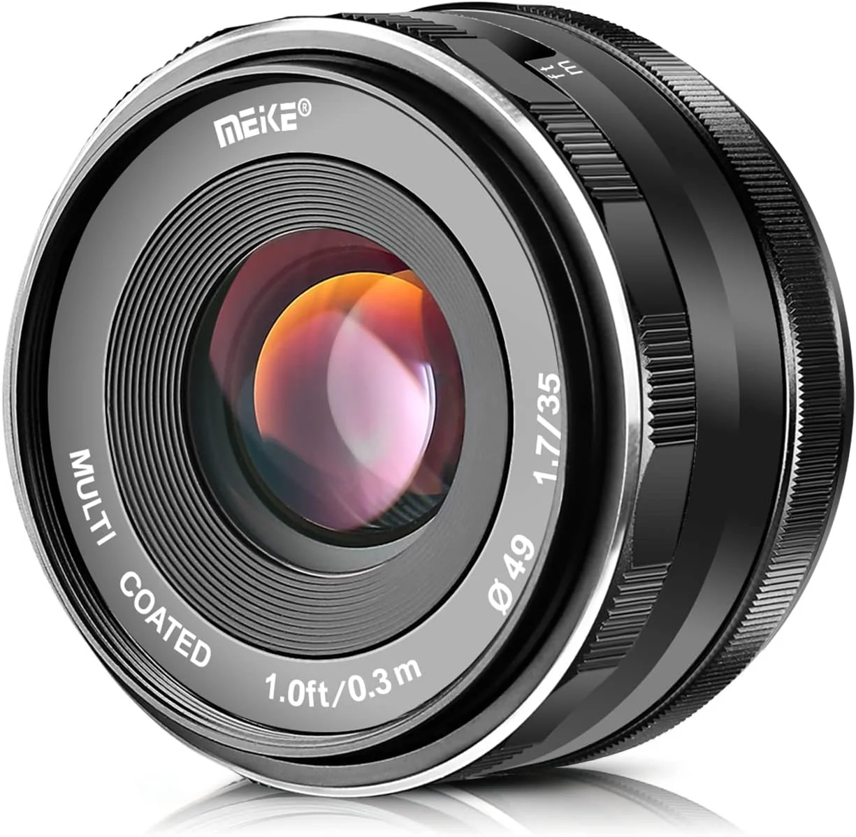 35mm F1.7 Large Aperture Manual Focus Prime Fixed Lens APS-C Compatible with Sony E-Mount Mirrorless Cameras
