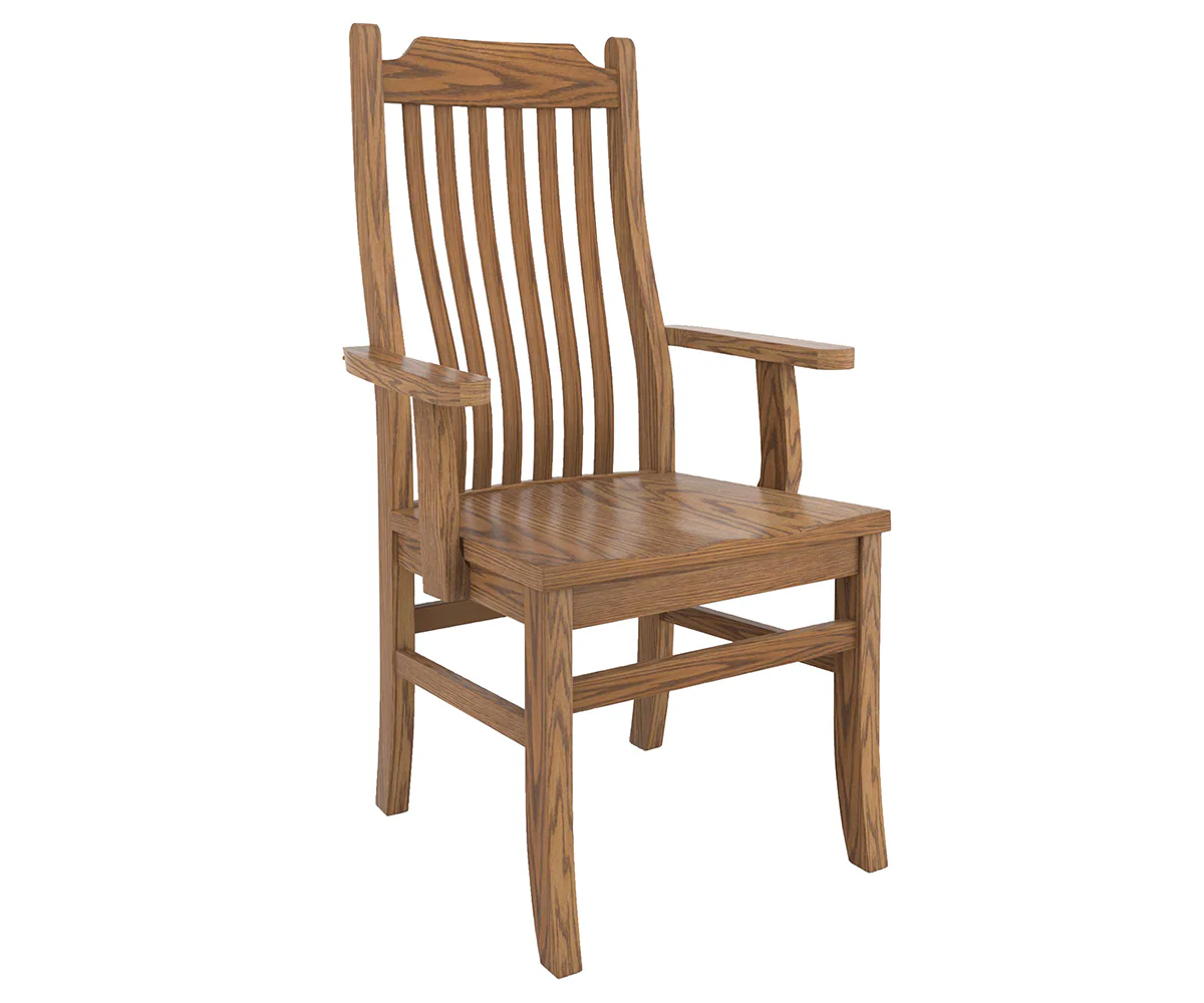 Amish Mission 6-Slat Chair