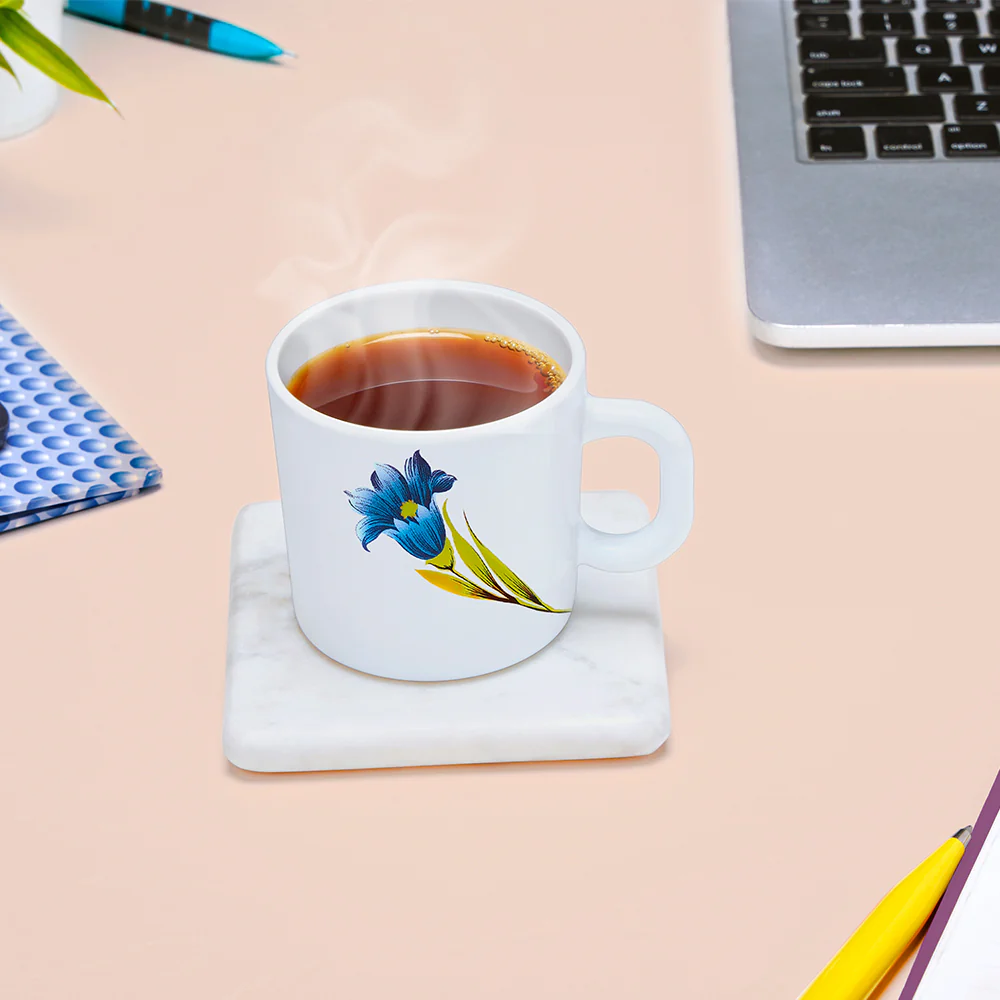 Larah by Borosil Nina Mug Set, 180ml x 6