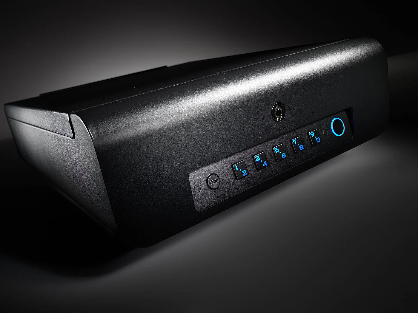 BoostedSafe Elite Biometric Vehicle Gun Safe – Fingerprint, Key & Digital Combo