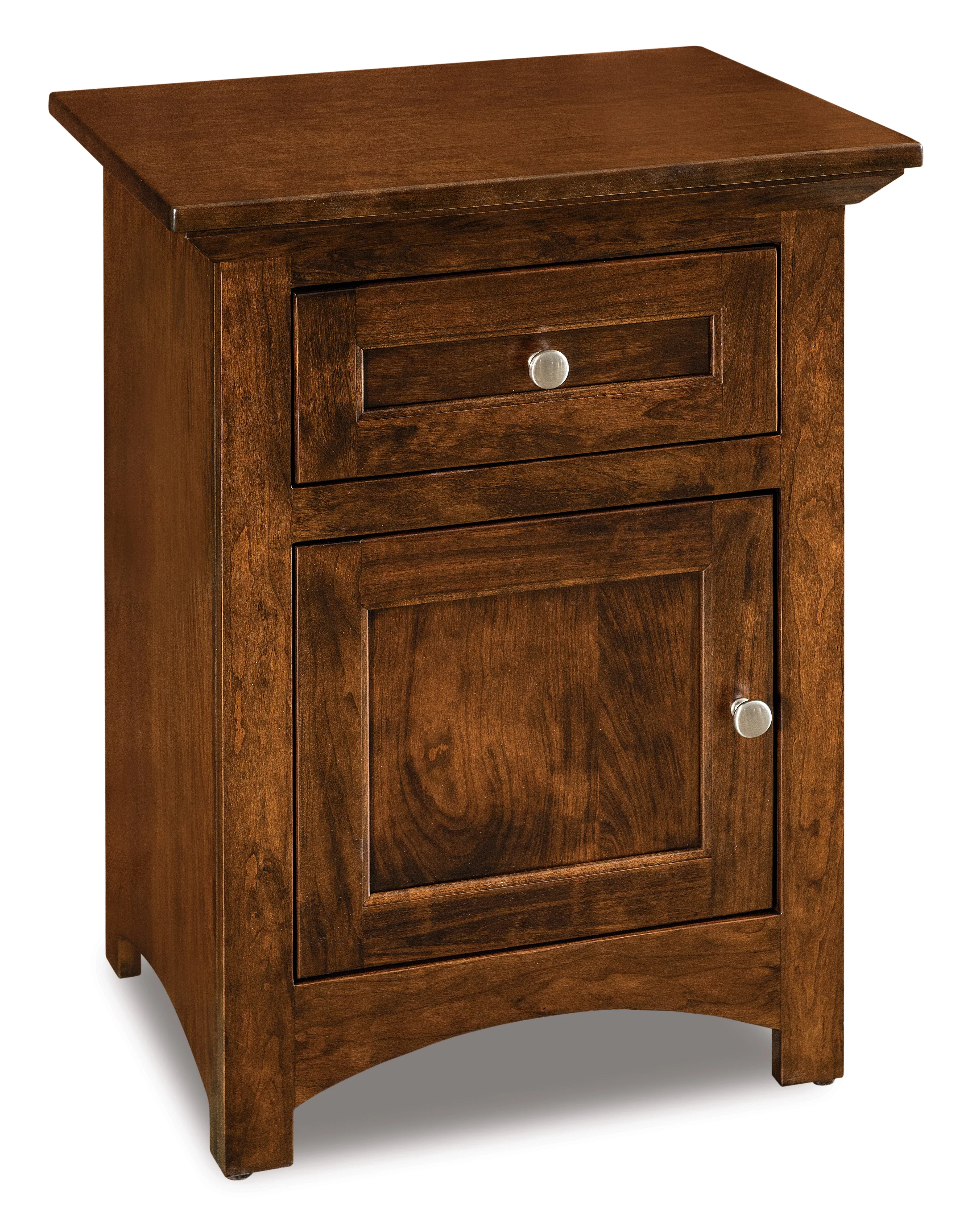 Amish Lincoln One Drawer One Door Nightstand