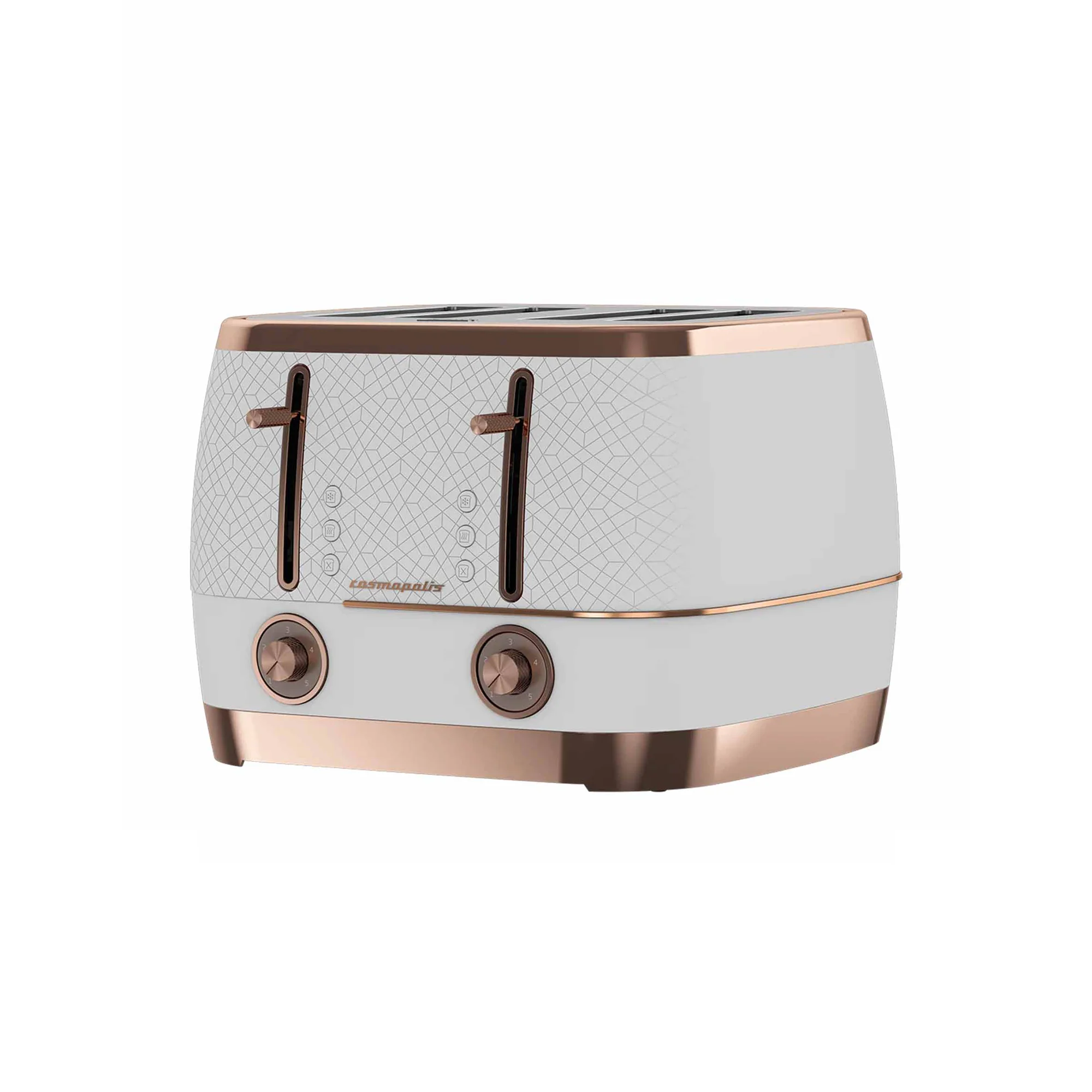 Beko Cosmopolis 4 Slice Toaster Rose Gold