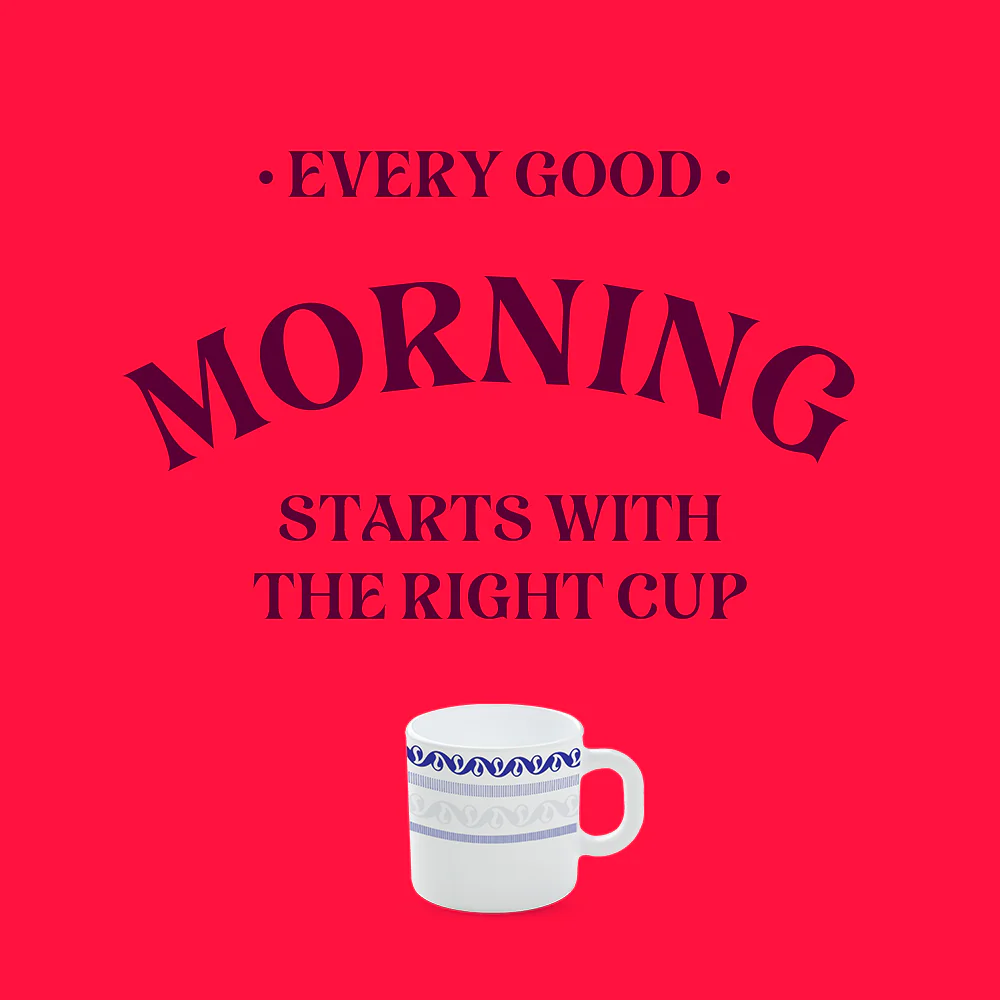 Jazzblue Mug Set, 180ml x 6