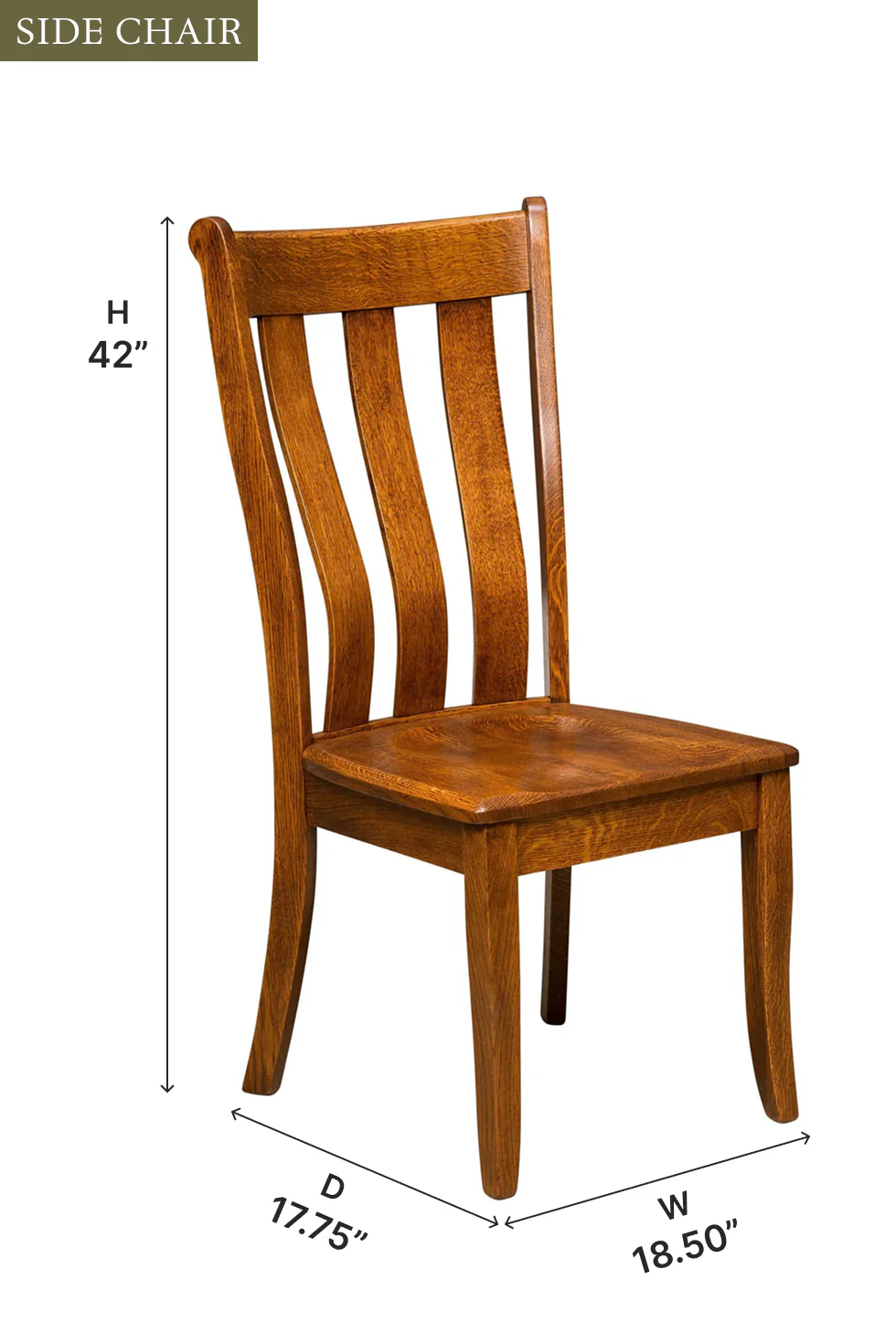 Amish Coronado Dining Chair - Quick Ship