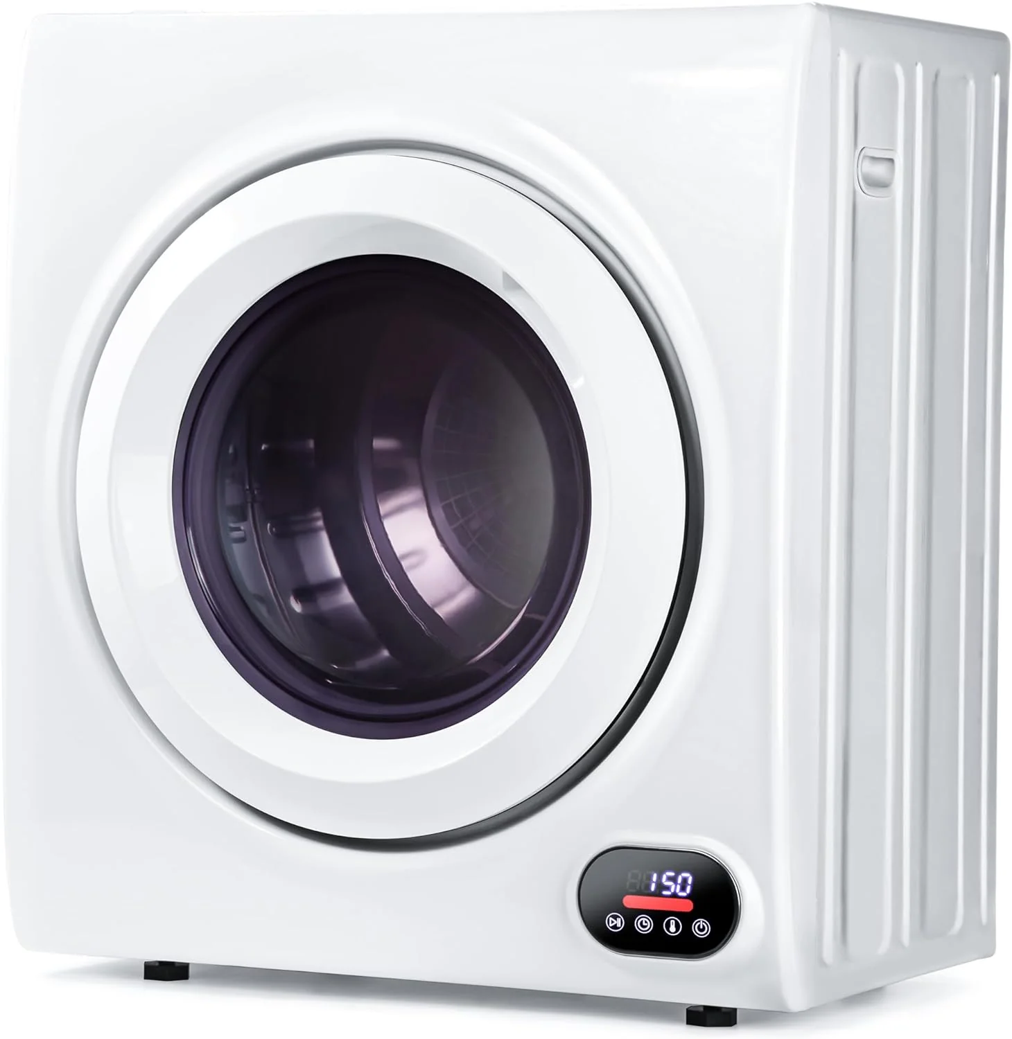 110V Portable Clothes Dryer – Compact Stainless Steel Front Load for Apartments, RVs, and Dorms