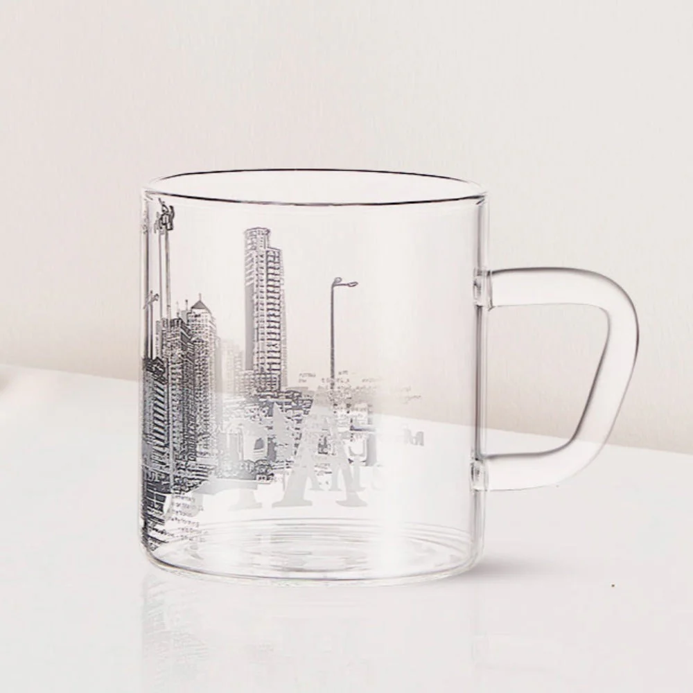 Roma Glass Mug, Set of 6, 190ml