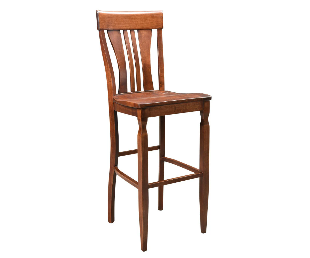 Amish Fiona Stationary Bar Chair