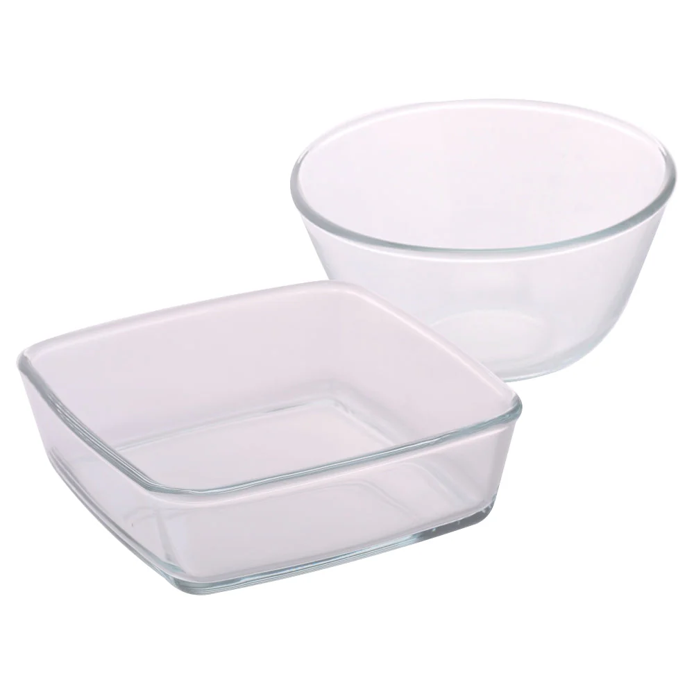 Borosil Serving Set: Bowl + Dish, 1.3L Bowl + 0.8L Dish