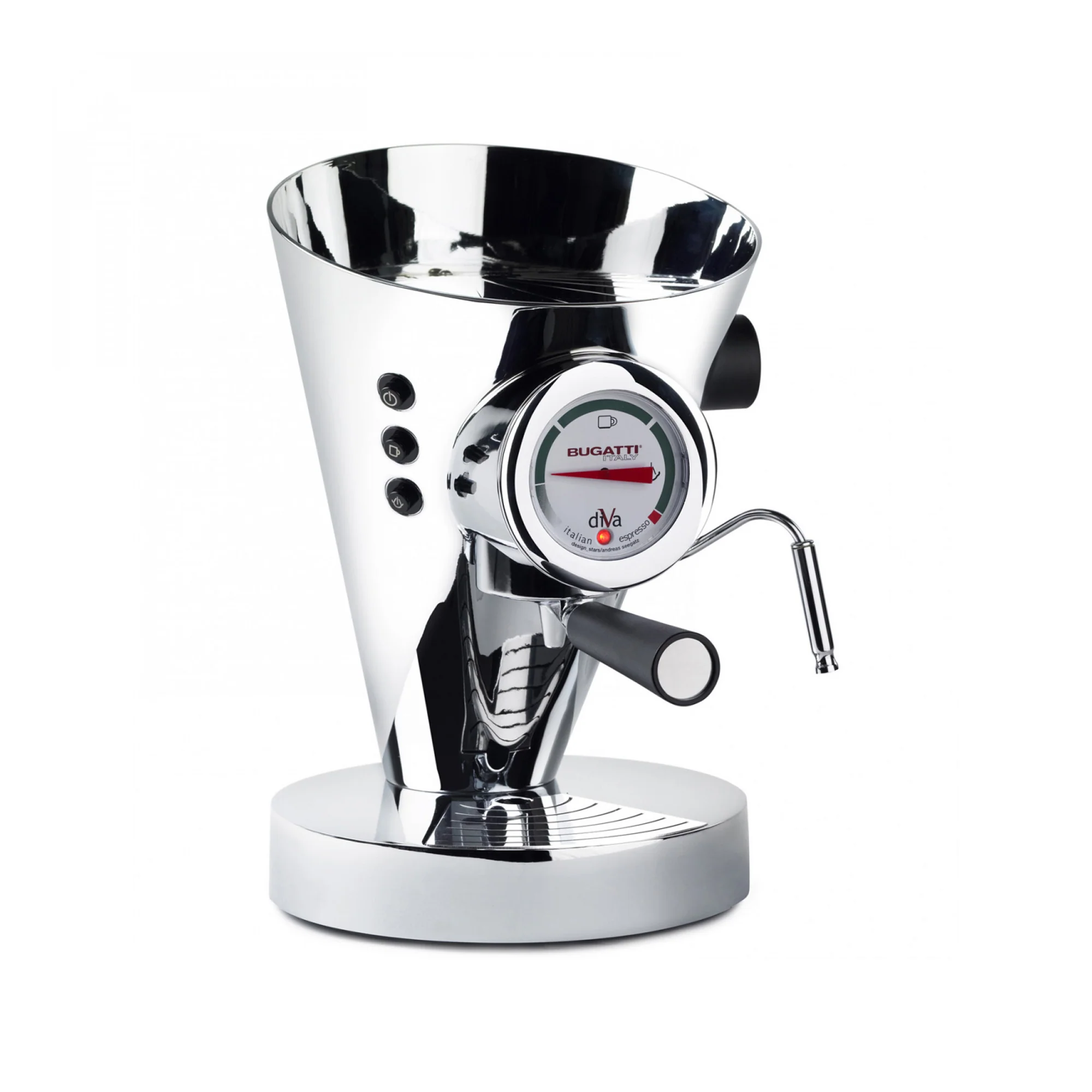 Bugatti Diva Espresso Coffee Machine Steel