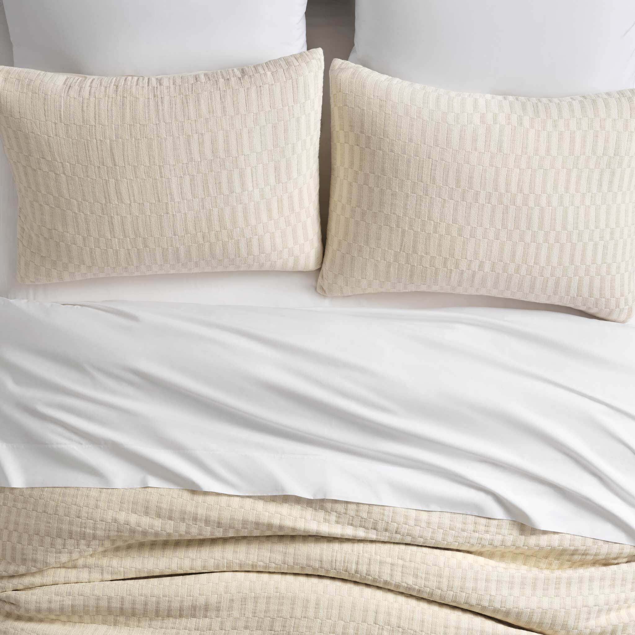 Woven Checkerboard Duvet Set