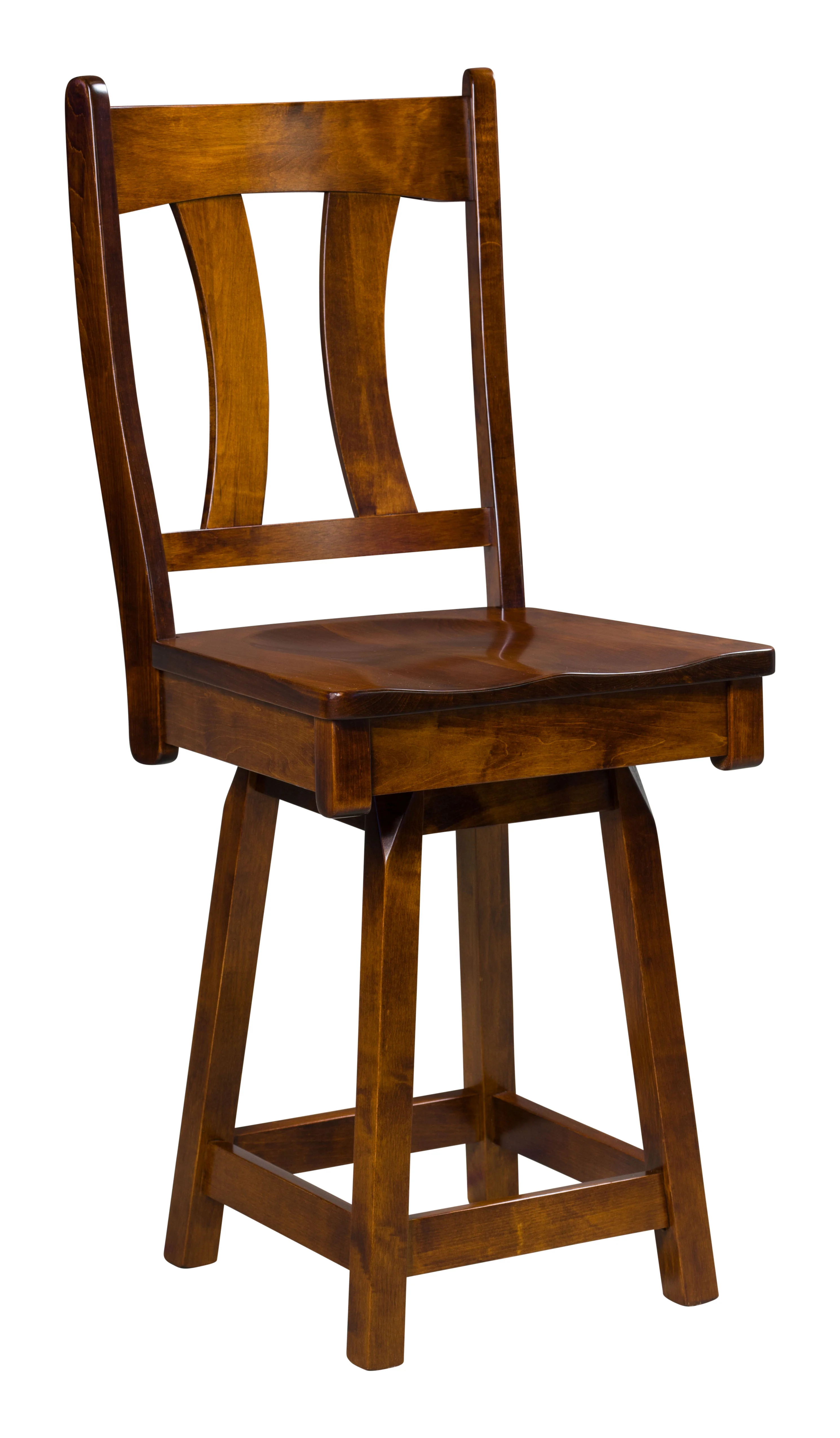 Amish Imperial Swivel Bar Chair