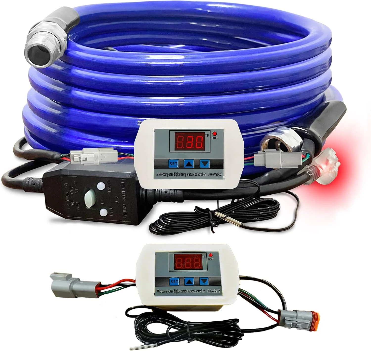 30FT Heated Water Hose for RV - Smart Thermostat, Upgraded for Winter Use to - 45℉