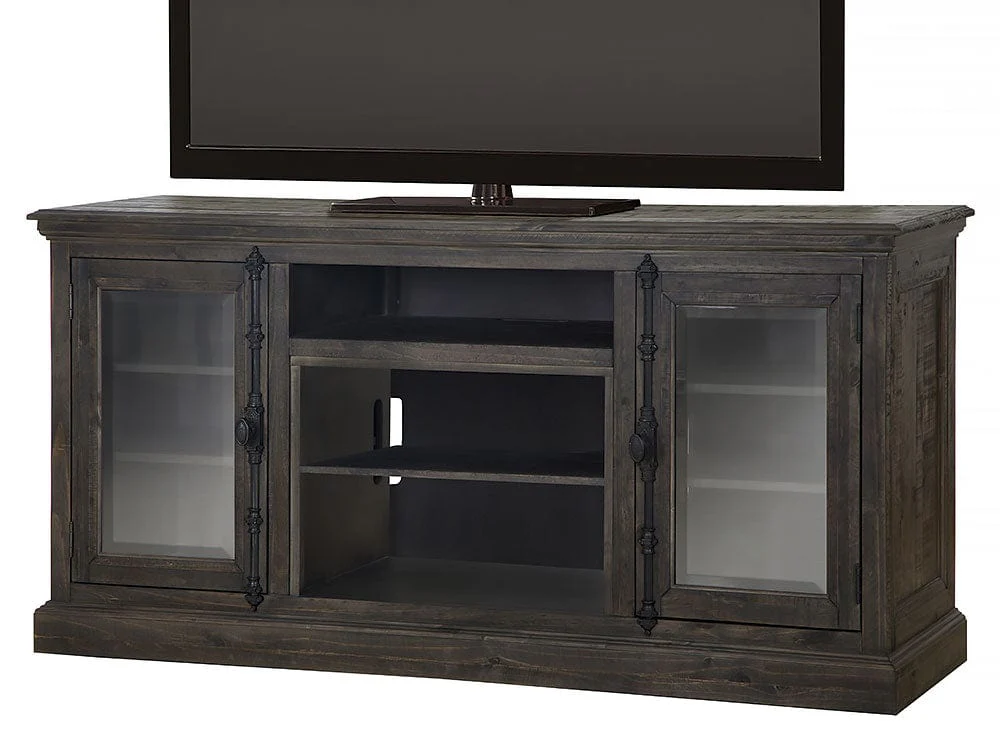 Ashton Entertainment Center in Weathered Grey