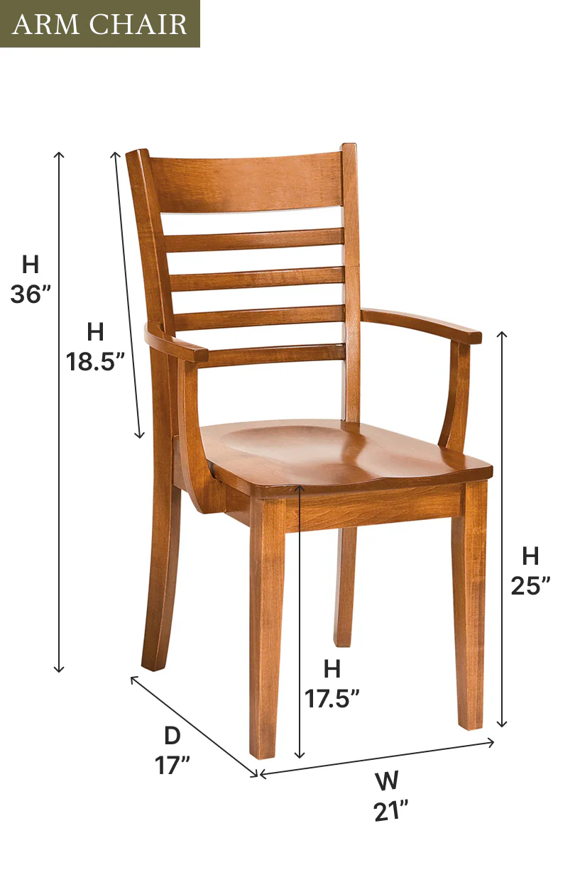Amish Louisdale Dining Chair
