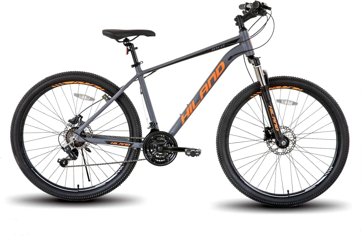 27.5 Inch Mountain Bike 21 Speeds, Lock-Out Suspension Fork, Aluminum 18 inch Frame Hydraulic Disc-Brake