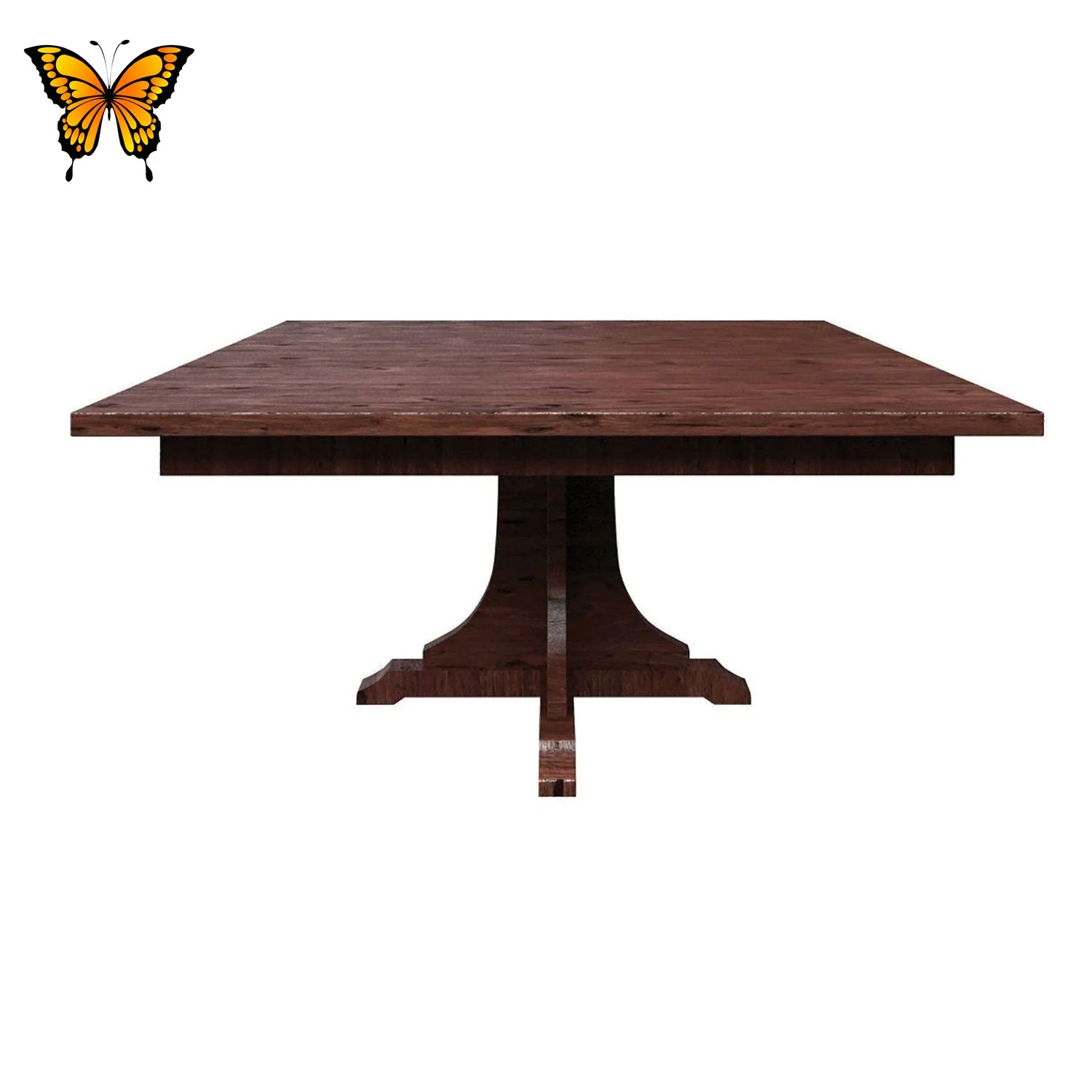 Amish Mission 652 Single Pedestal Table
