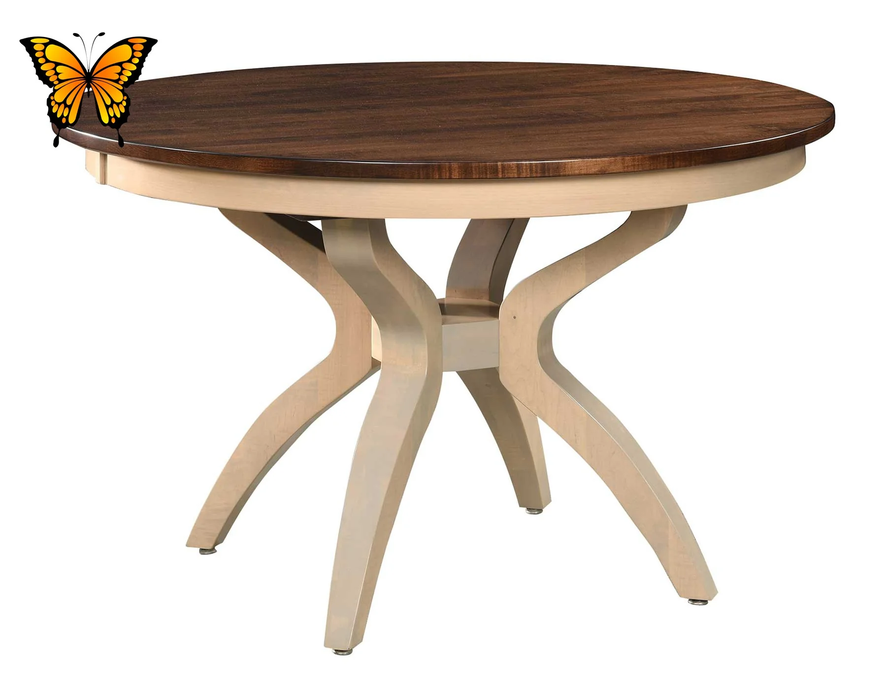 Amish Meggison Single Pedestal Table