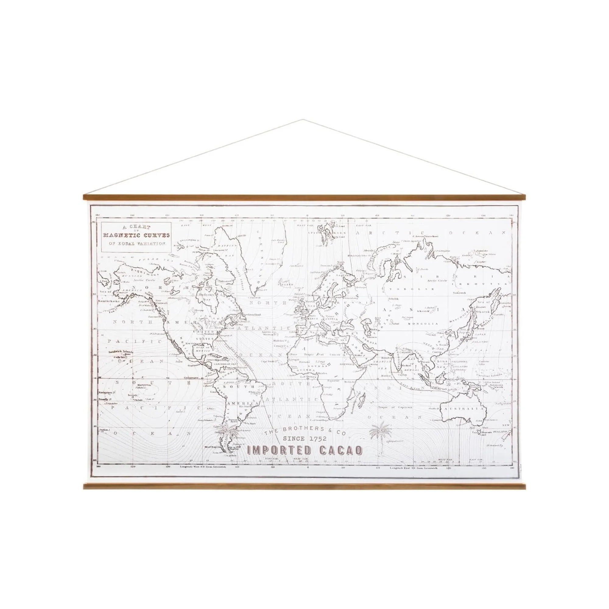 Atmosphera Colonial Frame on Canvas White