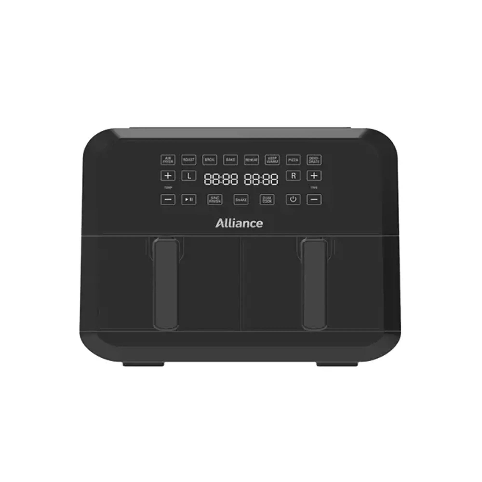 Alliance 8L Digital Dual Basket Air Fryer - Black
