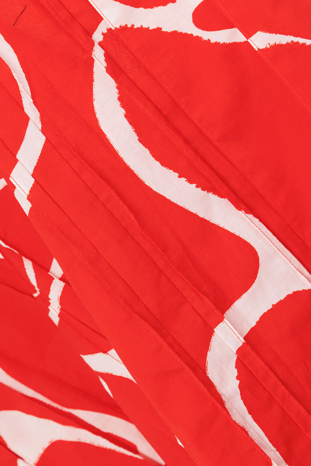 SAMPLE-Dien Wrap Skirt - Evoke Red