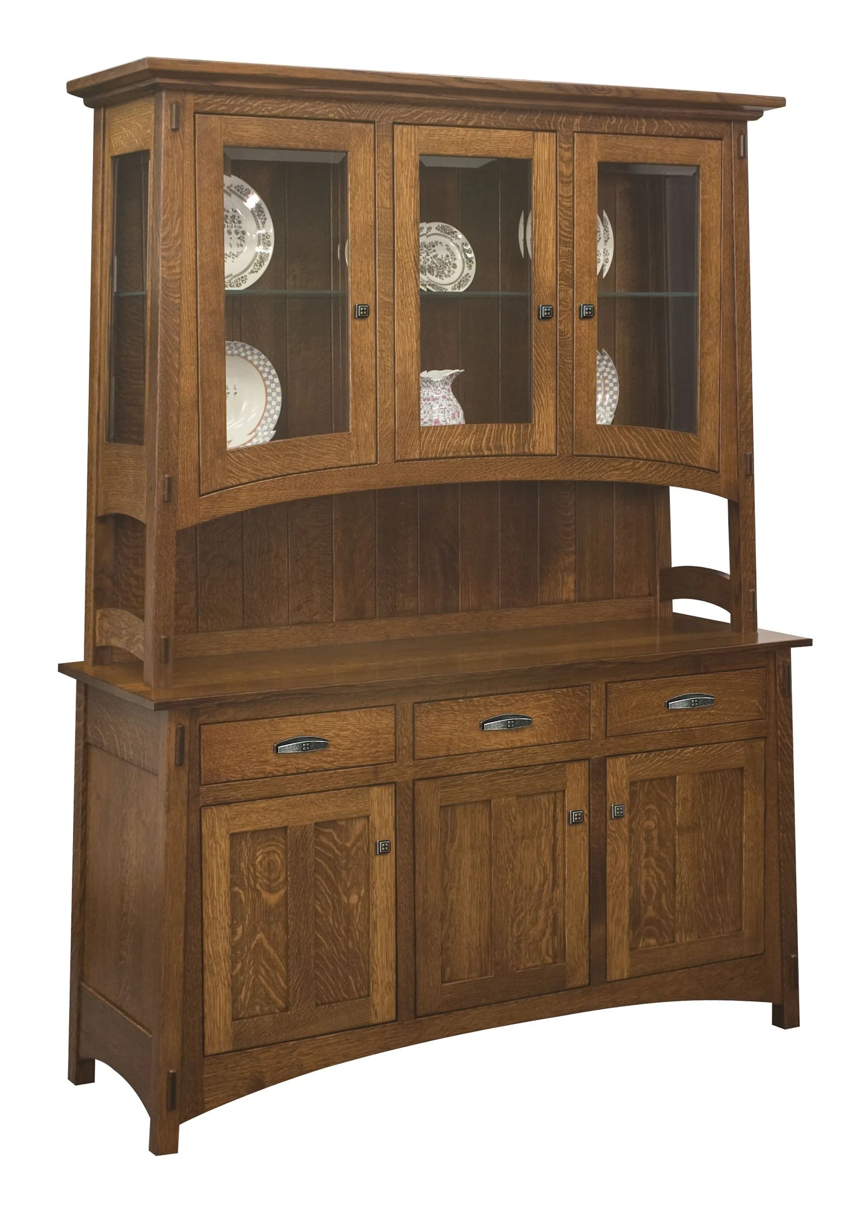 Amish Collbran Three Door Hutch
