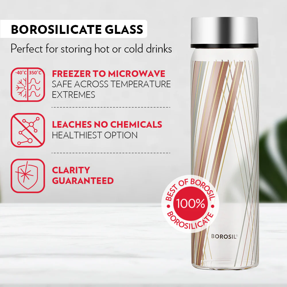 Neo Wide Mouth Prism Glass Bottle