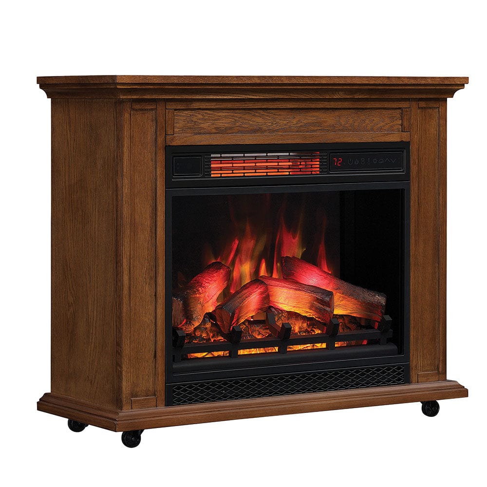 Carlisle 1,000 Sq. Ft. Infrared Fireplace Heater in Oak