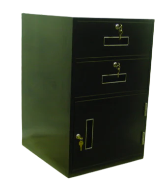 Fenco 604 Goldline Lowboy Pedestal Unit with 2 Locking Box Drawers