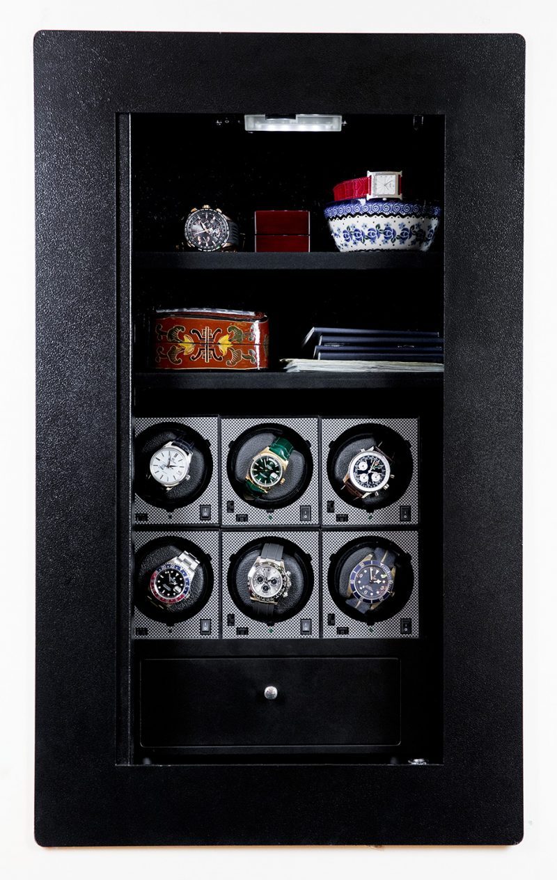 BlumSafe Luxury Watch Winder Wall Safe USA Built Gen 2.0