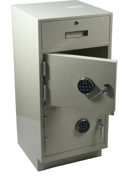 Fenco 206 Goldline Pedestal Unit with 1 Locking Box Drawer and 2 Steel Plate Lockers