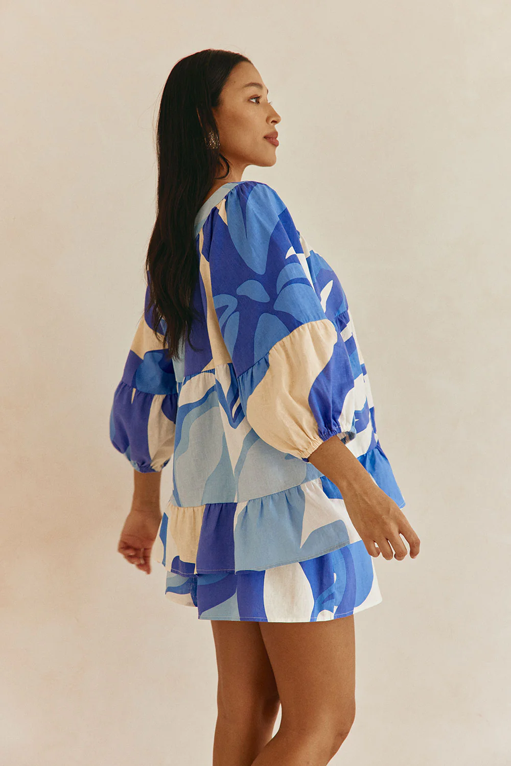 SAMPLE-Elara Top - Valley Blue