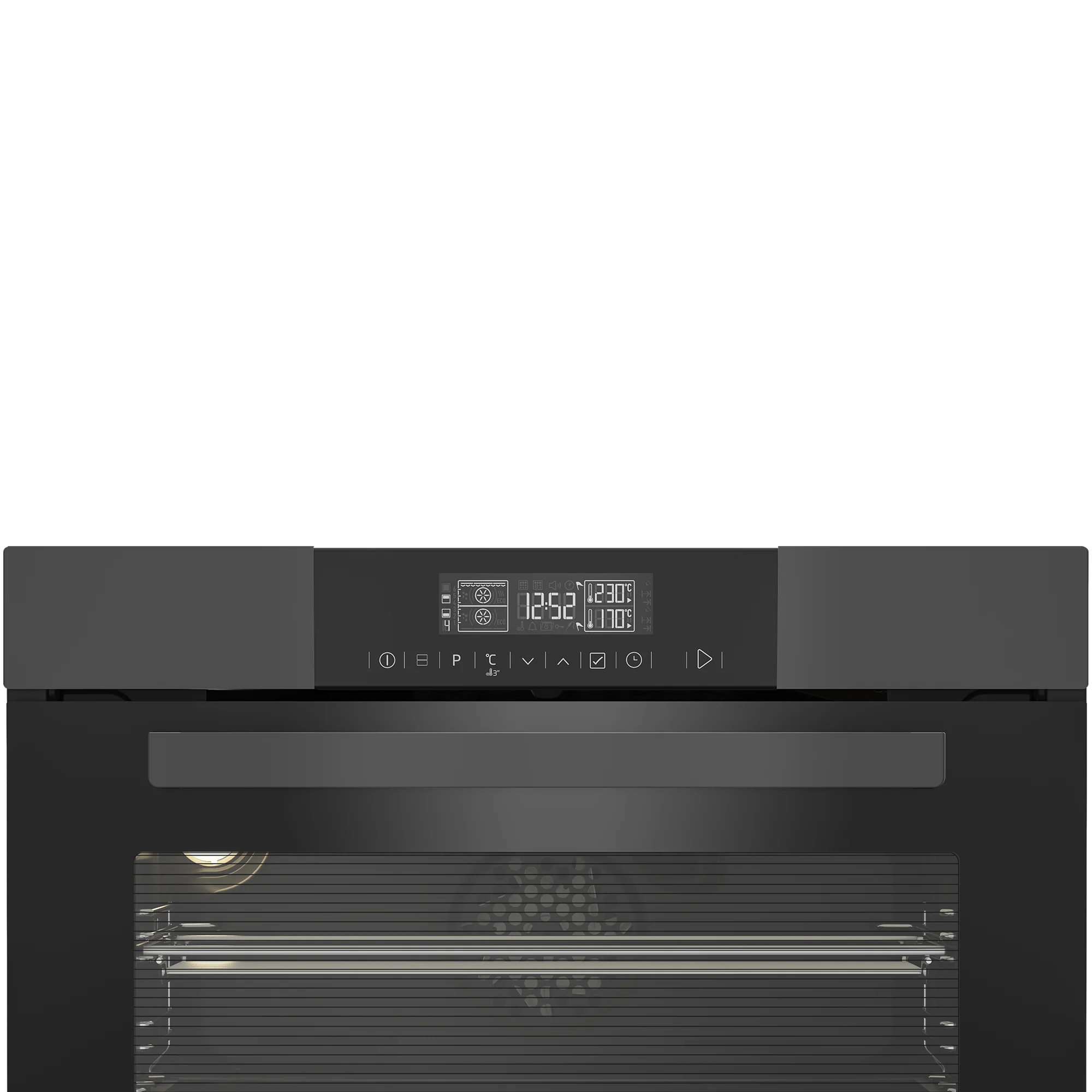 Beko 60cm BI Oven Split & Cook MultiFunction Anthracite Oven Inox